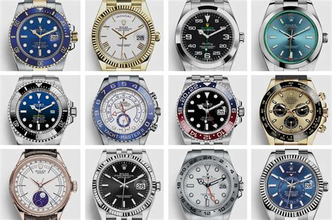 rolex watches list